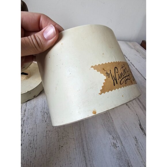 Nicole sayre snowman winter greetings star Xmas decor canister container box vin - Picture 11 of 12